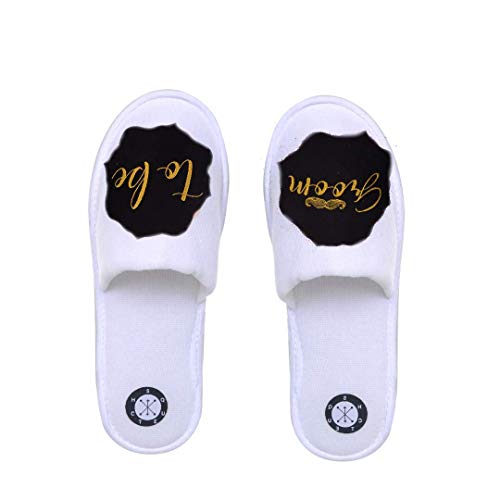 Image of Groom To Be Soft Home Slippers for Gifting and Photoshoot for winter and summer