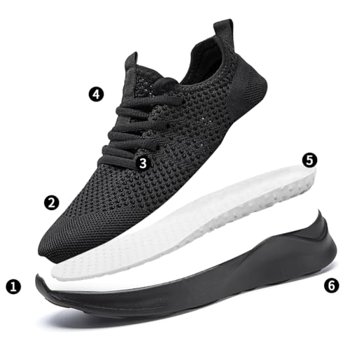 Image of Womens Walking Sneakers Lightweight Comfortable Fashion Gym Running Shoes Non Slip Workout Tennis Shoes