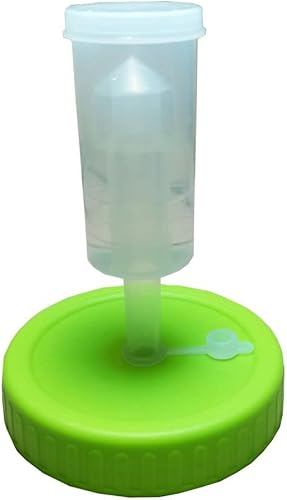 Tarro Mason Airlock Tapa de boca ancha para fermentar chucrut, kimchi, pepinillos y verduras, kit de Kimchi para el hogar (verde)