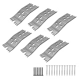 RIMLUFE 6PCS Slab Clamping Dogs for Woodworking Tools, Pinch Dogs Router Sled for Flattening Slabs,Bench Dog Hold Down T Track Clamps for CNC and Panel Processing