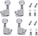 Pièces de tuning Ukulele,Suits pour 4 String Ukulele Soprano Tenor Uke Tuning avec la tête plus épaisse. Fermé Knob,Make better Chords Classial Tool