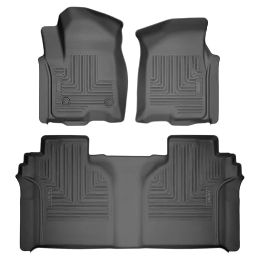 Husky Liners Fits 2015-20 Ford F-150 SuperCrew Weatherbeater Front & 2nd Seat Floor Mats