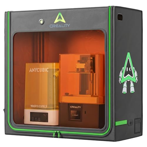 Creality Official Resin 3D Printer Enclosure with Fan Interface 1000x500x1000mm Extra Large Space 3D Print Cover Constant Temperature Dustproof Isolate Noise Compatible with LCD Resin UV 3D Printer