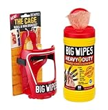 BIG WIPES COMBINATION HEAVY DUTY PRO+ 80 WIPE CANNISTER & THE CAGE WALL & VAN BRACKET