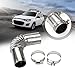 BWESOO 4Pcs Stainless Steel 24mm Air Diesel Parking Heater Exhaust Pipe Tube Elbow Connector for Diesel Boat Heater 13cm Automotive Replacement Exhaust Pipes，Exhaust and Emissions,Replacement Parts