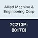 Allied Machine & Engineering 7C213P-0017CI AM300 Coating C2 Carbide (K20) GEN3SYS XT Drill Insert, Series 13, Cast Iron Geometry, 17/32" Diameter