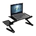 for Adjustable Folding Laptop Desk for Bed Couch with Black Small