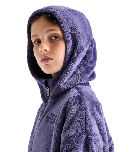 Image of THE NORTH FACE Girls' Osito Full Zip Hoodie | Fleece Hooded Jacket With Hand Pockets & Durable Ribbed Collar