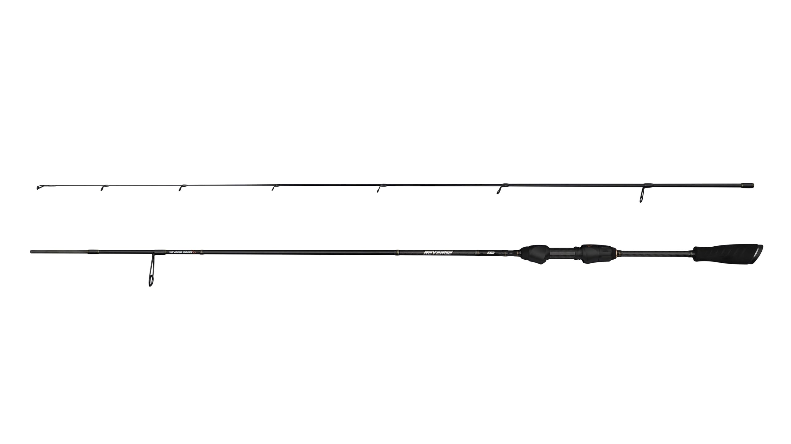 Savage Gear Revenge SG2 Fishing Rod | Ultra Light Freshwater Spinning Rod for Perch, Trout & Chub | Small Lure Specialist | 24+30T Carbon Blank | SeaGuide CCS Guides | 1.98m | 2-8 g
