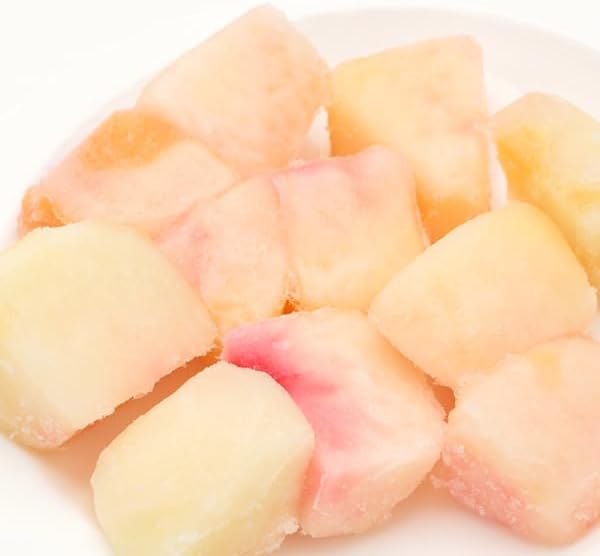 冷凍フルーツ 山形県産 白桃 8袋入り (もも/1袋 100g/冷凍品) 国産 個包装 フローズンフルーツ フルフル 無添加 無着色