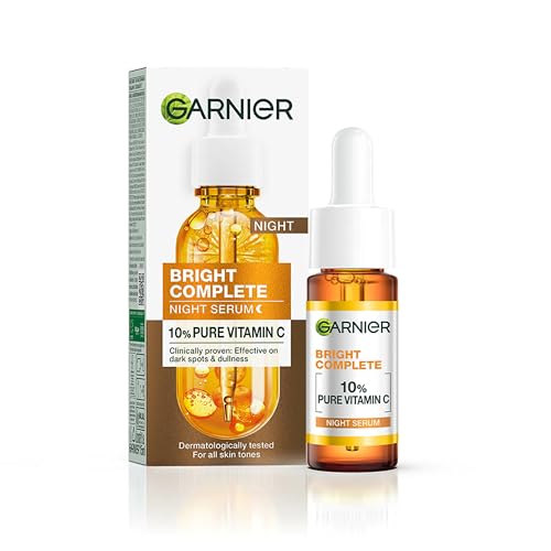 Garnier Bright Complete Night Vitamin C Serum With 10% Pure Vitam...