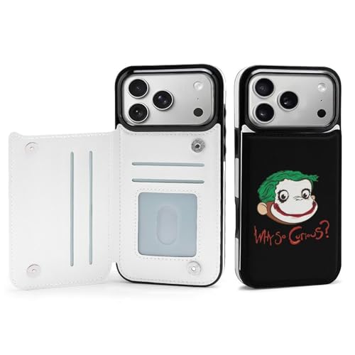 iPhone17 Pro Max用ケース 手帳型 おさるのジョージ アイフォン17 Pro Max用ケース スマホケース 財布型 PUレザー おしゃれ 背面カード収納 スタンド機能 携帯カバー 耐衝撃 2025年新型