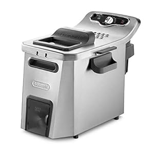 De’Longhi F44532CZ Friteuse 5 l, metaal, zilver