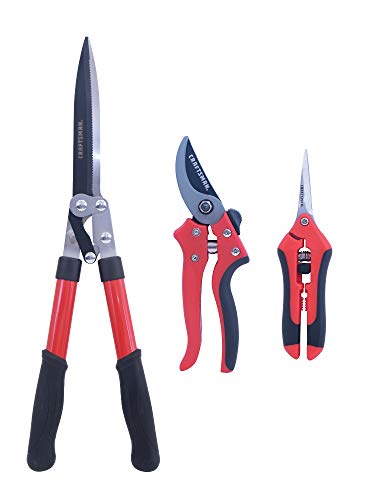 CRAFTSMAN 3-Piece Trimming & Sculpting Set with Bypass Pruning Shears