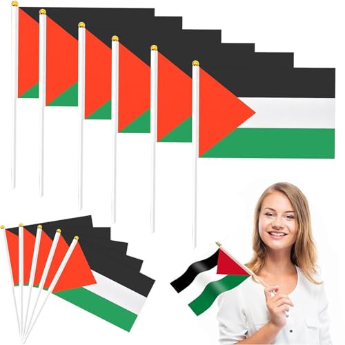 AZ FLAG Flagge PALÄSTINA 90x60cm - PALÄSTINENSISCHE Fahne 60 X 90 Cm - Flaggen Top Qualität