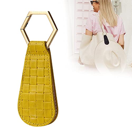 Leder-Hutclip für Reisen, magnetischer Huthalter, Reise-Hut-Clip, Halterung, Reise-Trage-Clip für Tasche, Geldbörse, Rucksack, Kinder, Erwachsene, Outdoor, Reisen, Handtaschen-Zubehör, Hutbegleiter Cover