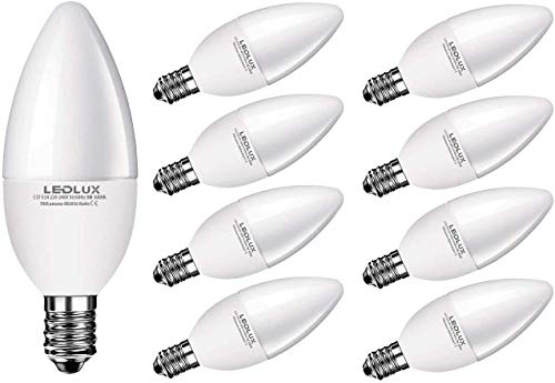E14, LED E14, bombilla de LED, E27, 8 W Blanco Cálido/Frío, 790 lúmenes Diámetro 37 mm ra  80, 230 V CCD ersetz 70 W, LumenTEC