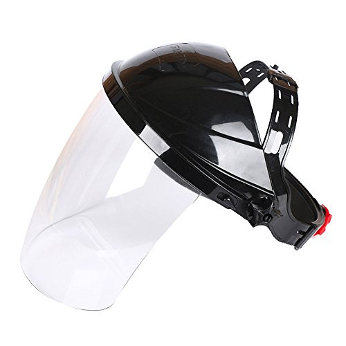 Casco de Soldadura, Protector Facial, Lente Transparente QIND antiUV antigolpes, máscara de Seguridad, protección de Ojos, Visera de la Cara Cover