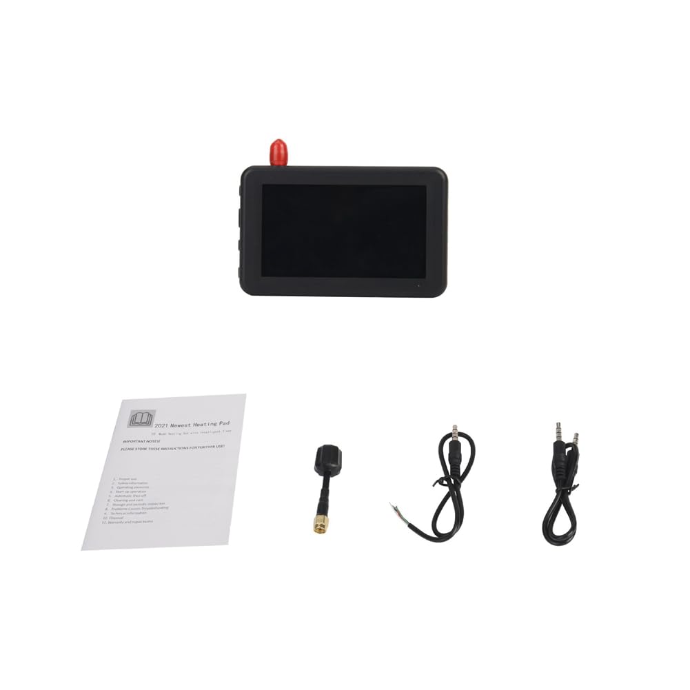 Monitor FPV da 3 Pollici 5.8G con Ricevitore VTX da 40CH e Batteria Integrata per Drone RC FPV, Handheld Display