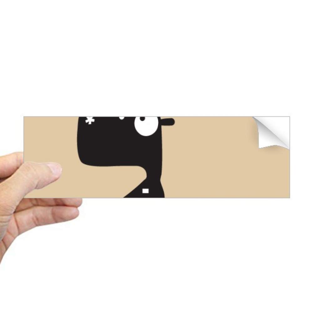 Autocollant cerf dessin animé pour rompre la monotonie de votre ordinateur