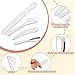 JIYIN 4 PCS Mini Metal Makeup Spatula, 4 Styles Multi-functional Stainless Steel Cosmetic Spatula Reusable Skin Care Cosmetic Spatulas Facial Applicator Tool for Face Mask Cream Lotions Moisturizers