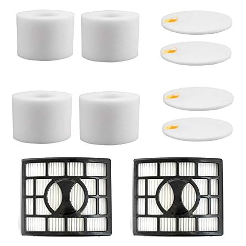 Feicuan NV680 NV800 Filter Replacement, Foam and Hepa Filter Compatible with Shark Rotator Powered Lift-Away Speed NV801uk NV683 NV681 NV800uk NV800 NV800W, NV801,UV810,Compare to Part #XFF680 XHF680 Cover