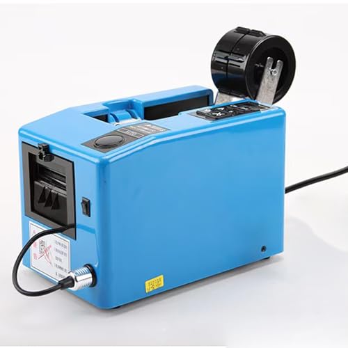 Distributore di nastro, dispenser manuale automatico da tavolo con display digitale, lunghezza regolabile 5-999 mm, velocità 200 mm/s per imballaggio ufficio