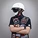 VCOROS Half Helmet Motorcycle DOT Approved Open Face Helmet with Sun Visor and Quick Release Buckle for Adults Men and Women(F07A Gloss White,XL)