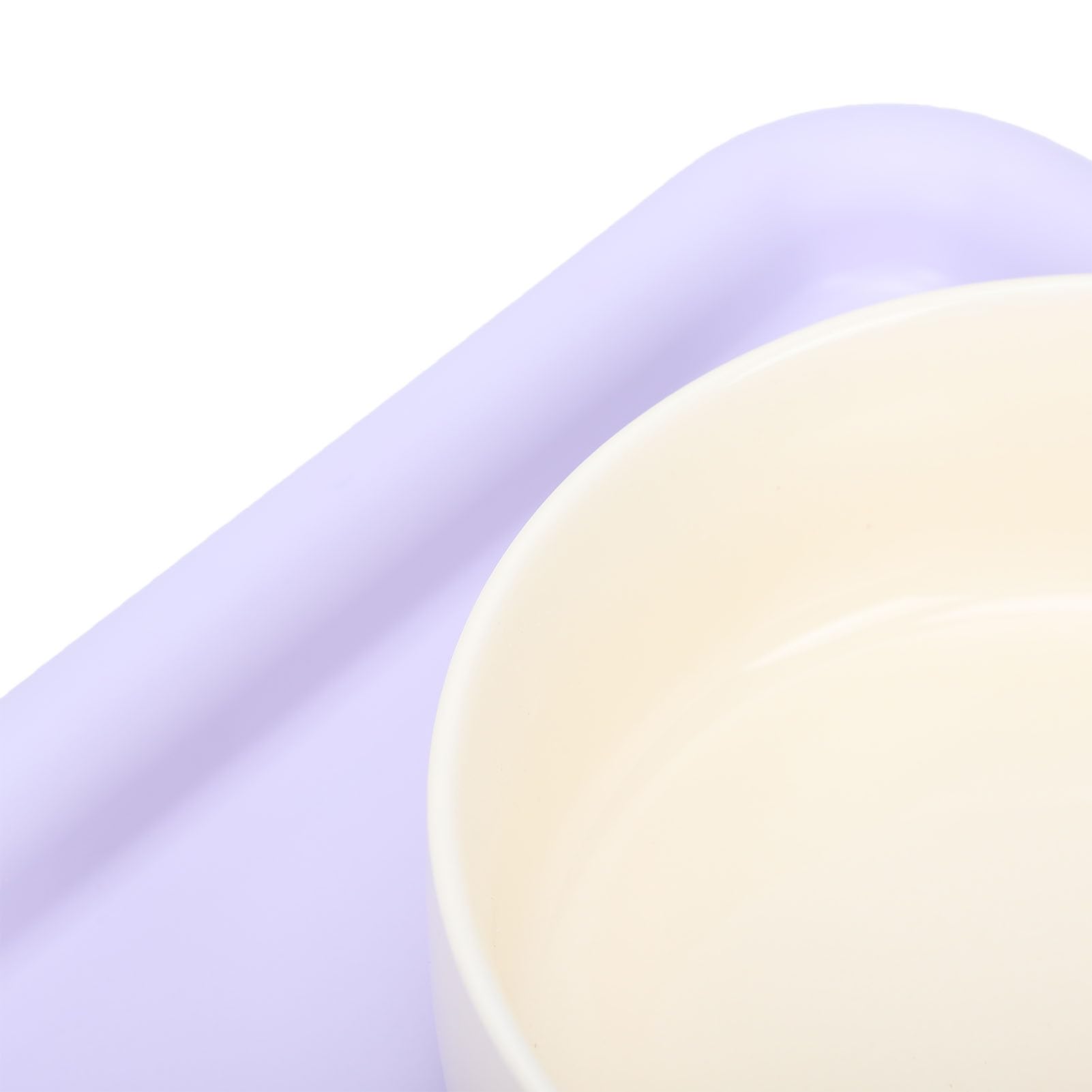 PUSOKEI Antypoślizgowe, Podwyższone Miski na karmę dla Zwierząt Ergonomiczne, Podwyższone Ceramiczne Miski na karmę dla Kotów Zestaw Misek wodę Przestronne Rozwiązanie do Karmienia Zwierząt Każdej