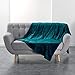 douceur d'intérieur FLANOU Plaid, Polyester, Bleu, 180 x 220 CM