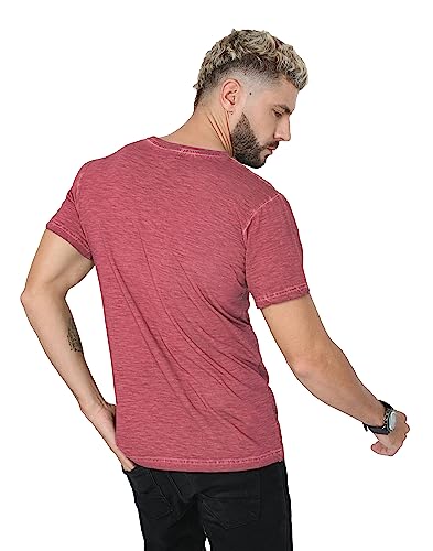 Image of fanideaz Mens Cotton Half Sleeve Striped Round Neck T Shirt