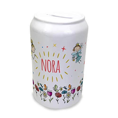 Salvadanaio Unicorno Personalizzato Con Nome - Ceramica Rosa Con Cappuccio Estrazione Monete - Foto 4