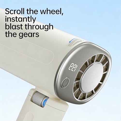 Ventilateur d'extérieur compact à 199 vitesses variables avec batterie USB - 5
