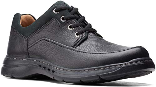 Image of Clarks Un Brawley Lace Leather Shoes