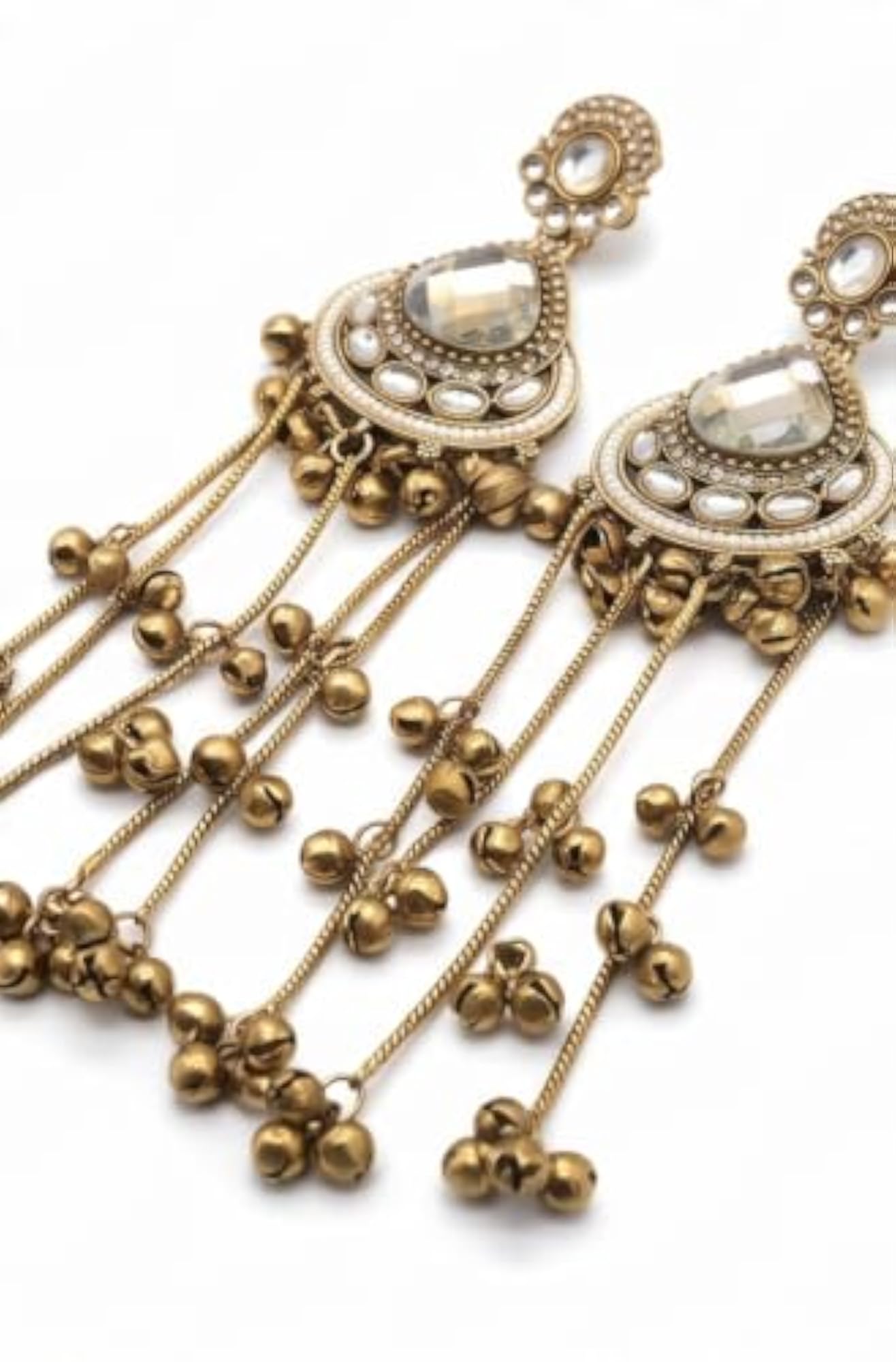 Kashmiri Drop Earring for Women & Girls, Ethnic Style