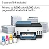 HP Smart Tank 7602 Wireless All-in-One Cartridge-Free Ink Tank Printer, up to 2 Years of Ink Included, Mobile Print, scan, Copy, fax