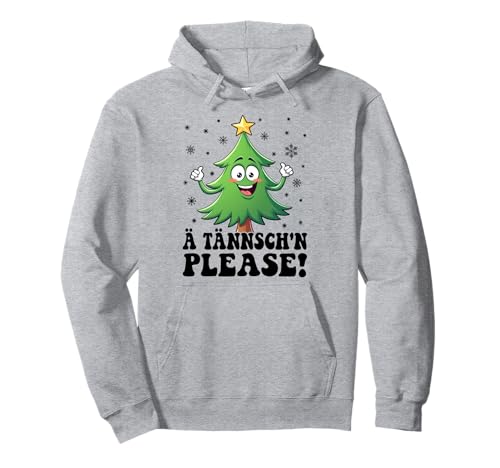 Ä TÄNNSCHN PLEASE X XMAS Weihnachten Lustiger Tannenbaum Pullover...