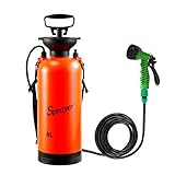 Patrones de riego de 7 vías: elija entre jet, cono, remojo, plano, niebla, centro, ducha para todas las tareas de jardín, céspedes de reyes, flores de reyes con niebla, mascotas de lavado, automóviles limpios, superficie limpia y sucia, limpieza de ventanas Deck Walkway Gutter Deck Deck Deck Deck . Ahorre hasta el 50% del agua.