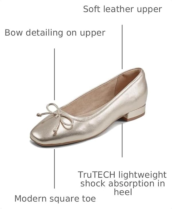Rockport Women's Sadie Loafer, Gold, 10.5 Medium by Rockport - Used condition - Image 2