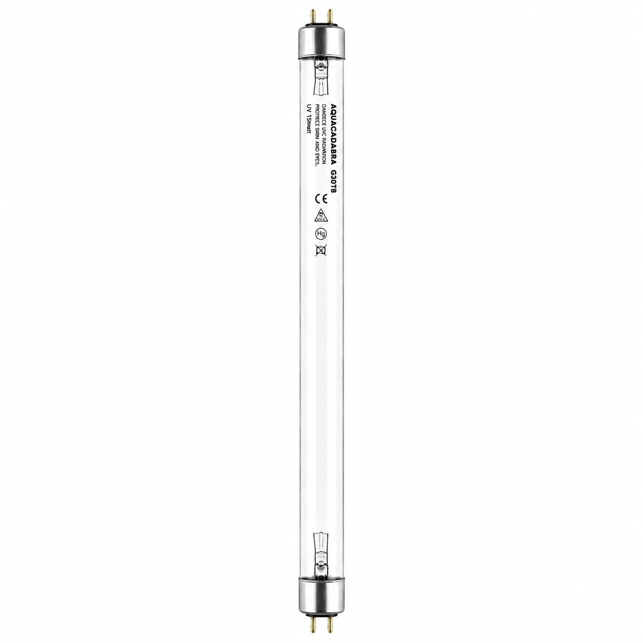 Aquacadabra Vanquish T8 UV Replacement Bulb for Pond UV Clarifiers | 15W, 25W, 30W, 40W, 55W & 75W UV Lamp (T8 30W UV Bulb)