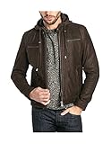 blouson cuir daytona homme solde Marron Daytona Blouson en Cuir Scaroni Ref 50629 Brown - - M