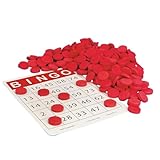 Quiet Bingo Chips, Red (Pack of 250)
