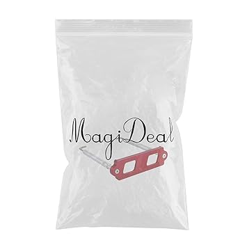 VMS INDIA Car Battery Tie Down Bracket Kit for Honda Civic CRX Civic 2006-2015 red