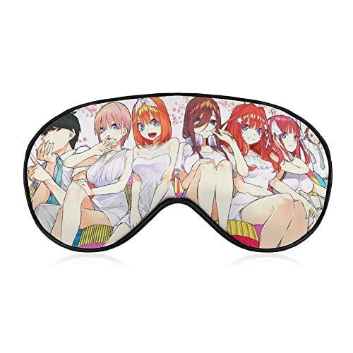 五等分の花嫁 アイマスク 睡眠用 かわいい 長さが調整できる 付け心地良い 夏用 安眠 遮光 繰り返し使用可能 睡眠グッズ 洗濯可能 軽量 圧迫感なし 昼寝眼精疲労 疲労回復 男女兼用 出張 旅行