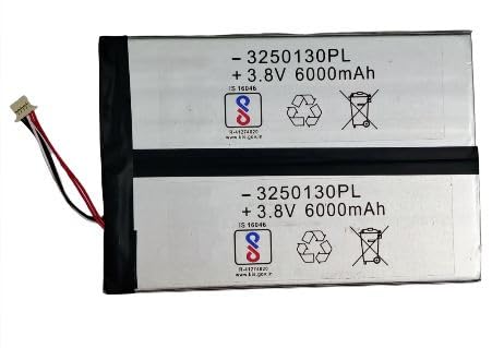 KP Original 3250130PL 5Pin Wire with Connector 3.8v 6000mAh Rechargeable Battery for DVD, Compitable with Yoga Tablet, 6000 mah Capacity-image-38
