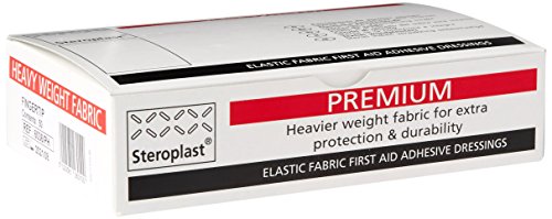 Steroplast 6036 Premium Elastische Gewebepflaster, Fingerspitze, 7,2 cm x 4,2 cm (50 Stück) Cover