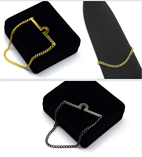 Men's Tie Chain Fashion Necktie Link Noble Necktie Chains for Business Wedding Pack of 33