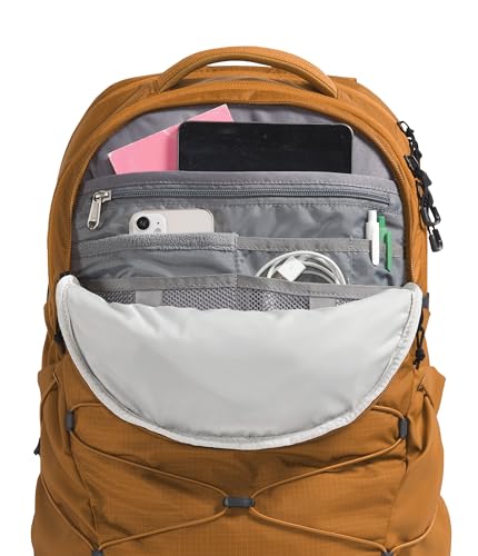 Image of The North Face Borealis Commuter Laptop Backpack - Water Repellent, Laptop Sleeve, Large Main Compartment, Timber Tan /TNF Black, One Size