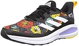 Amortiguación adidas Fortarun K, Zapatillas, Core Black FTWR White Bold Gold, 40 EU