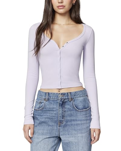 Image of Florence by Mills Women's Happy Place Lounge Baby Snap Cardi Top